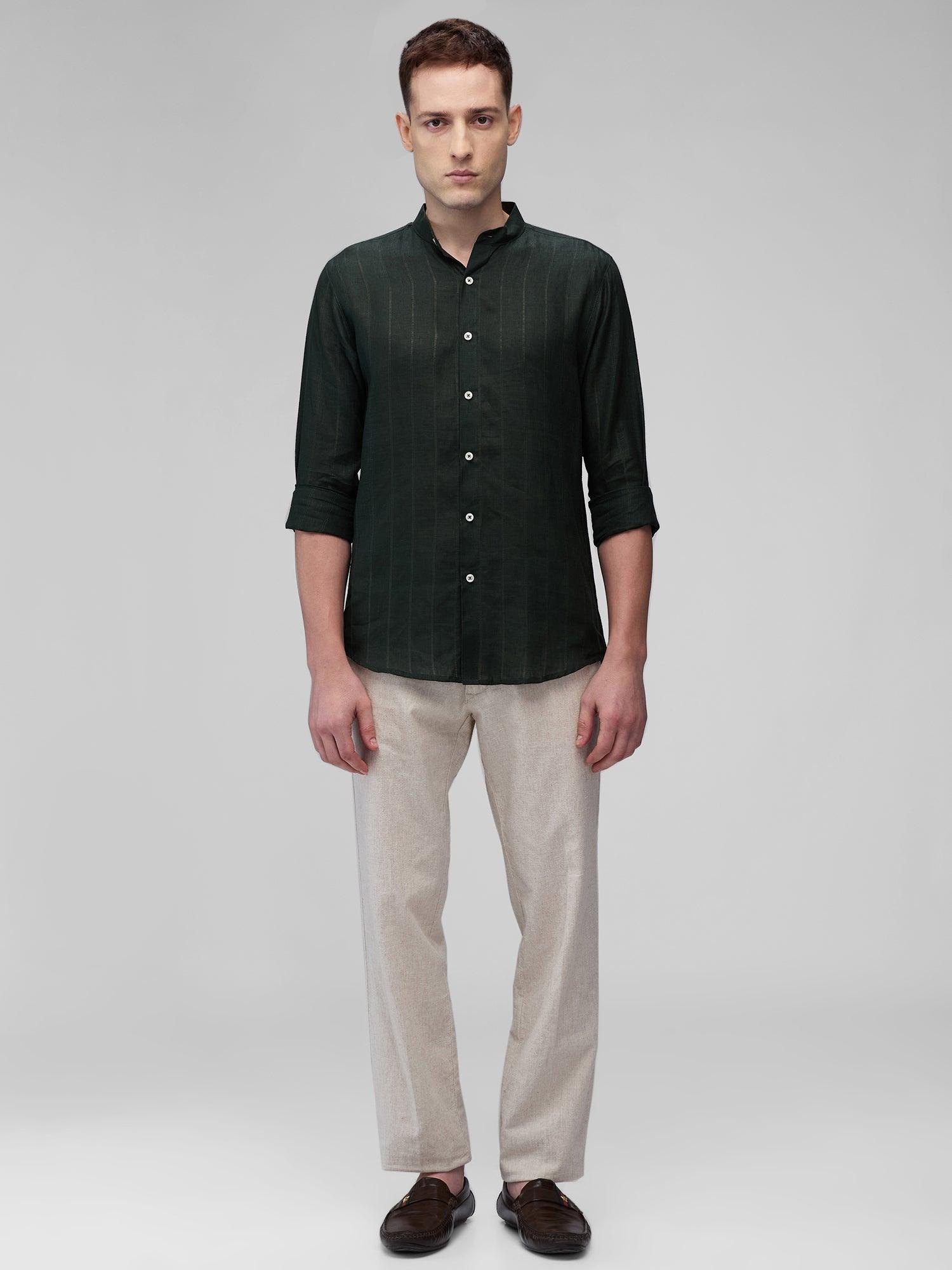 Verdant 100% Pure Linen Stripe - Bhrata