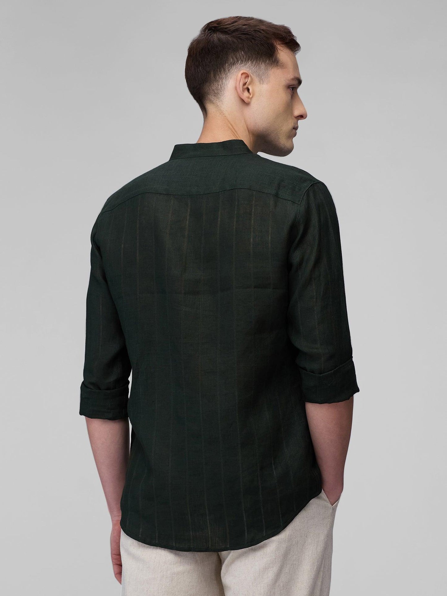 Verdant 100% Pure Linen Stripe - Bhrata